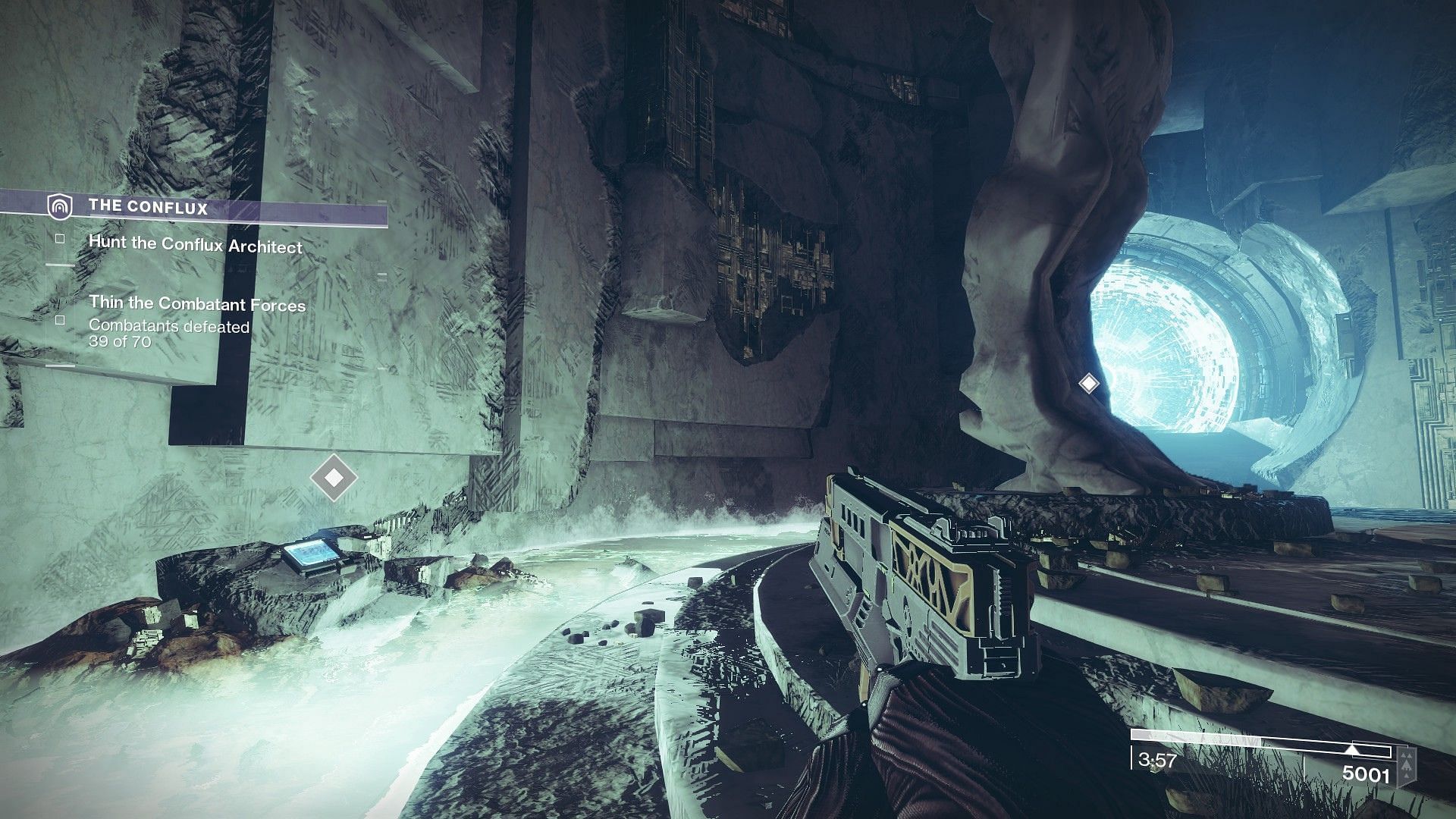 Data Pad location in The Conflux mission (Image via Bungie)